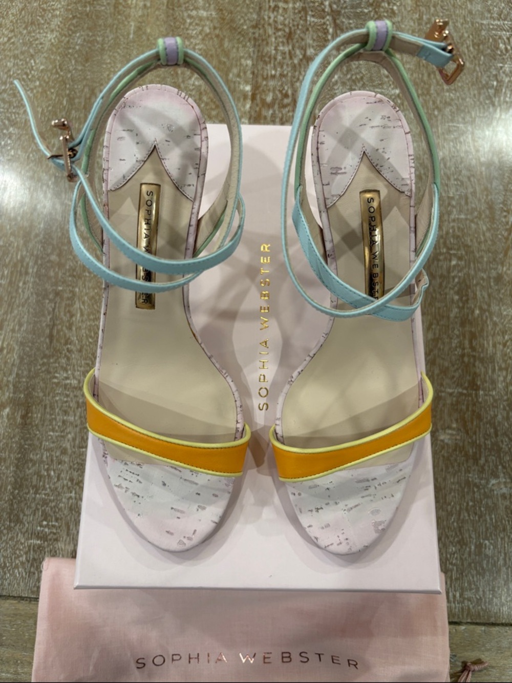 Sophia Webster Kamryn Mid Sandal multi pastel